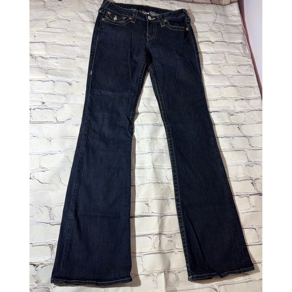 True Religion Jeans‎ Women's 28 Bootcut Y2K McBling Mid Rise Western Boho